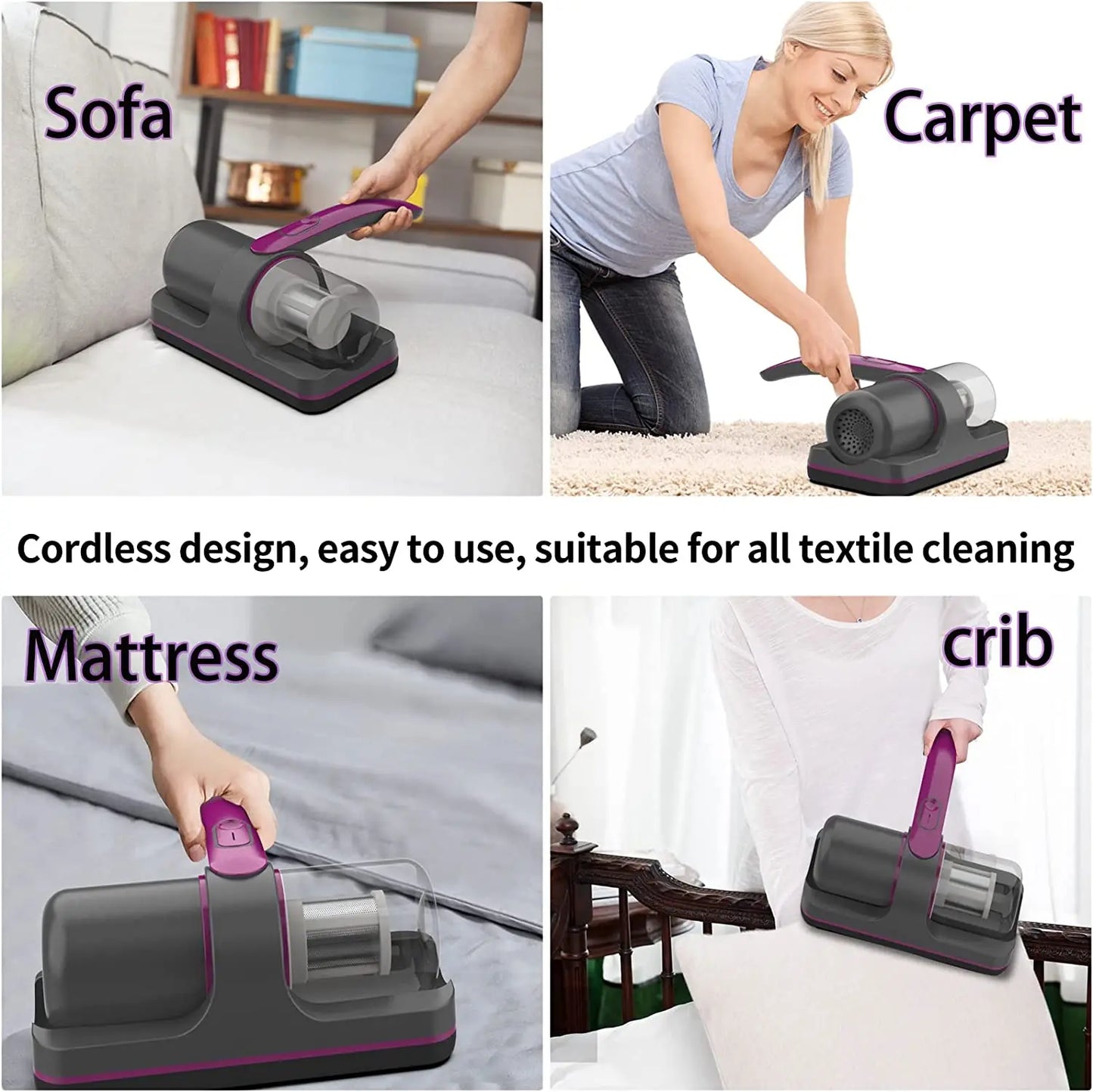 UltraClean Pro UV-C Cordless Mattress & Sofa Vacuum