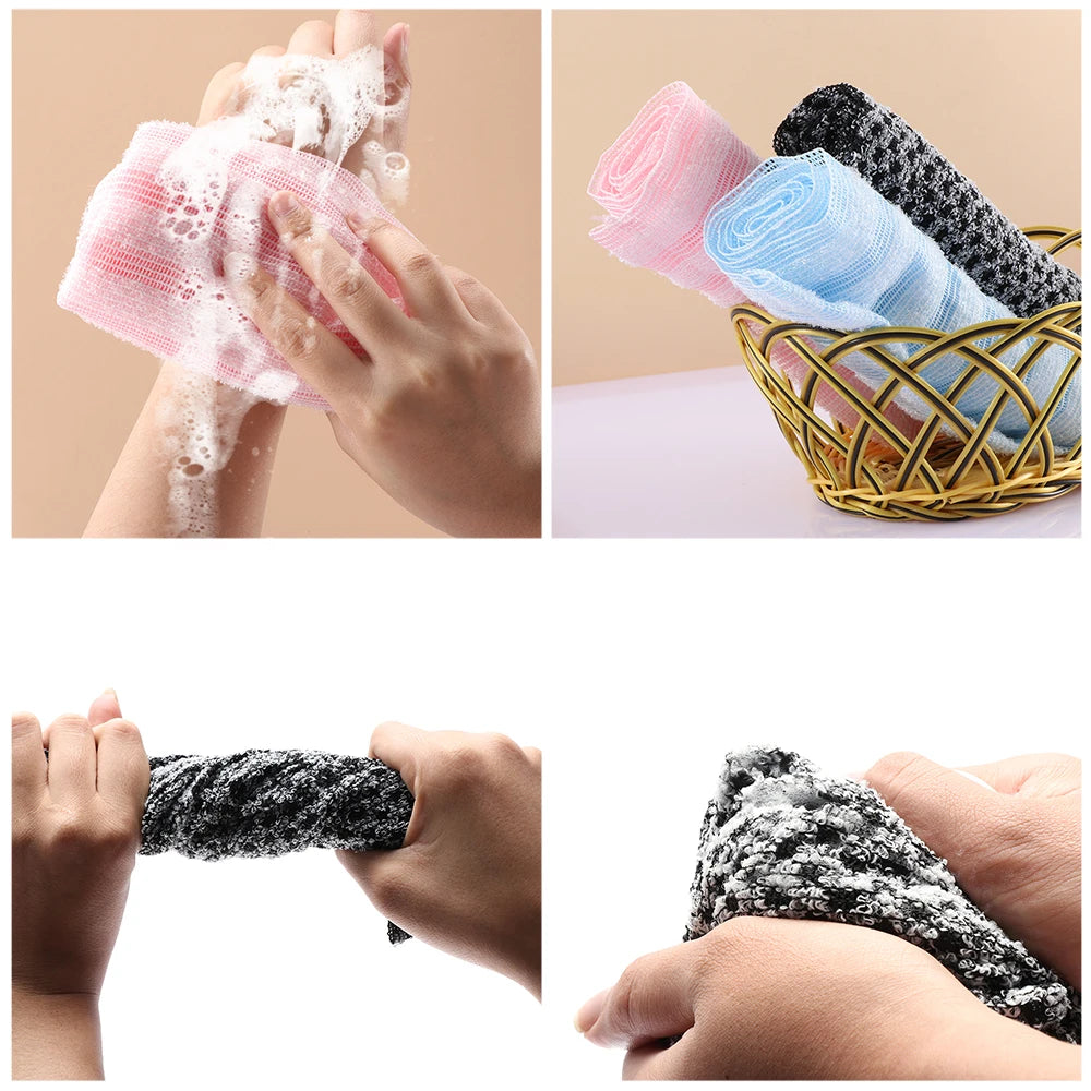 SpaScrub Exfoliating Bath Towel & Shower Scrubber